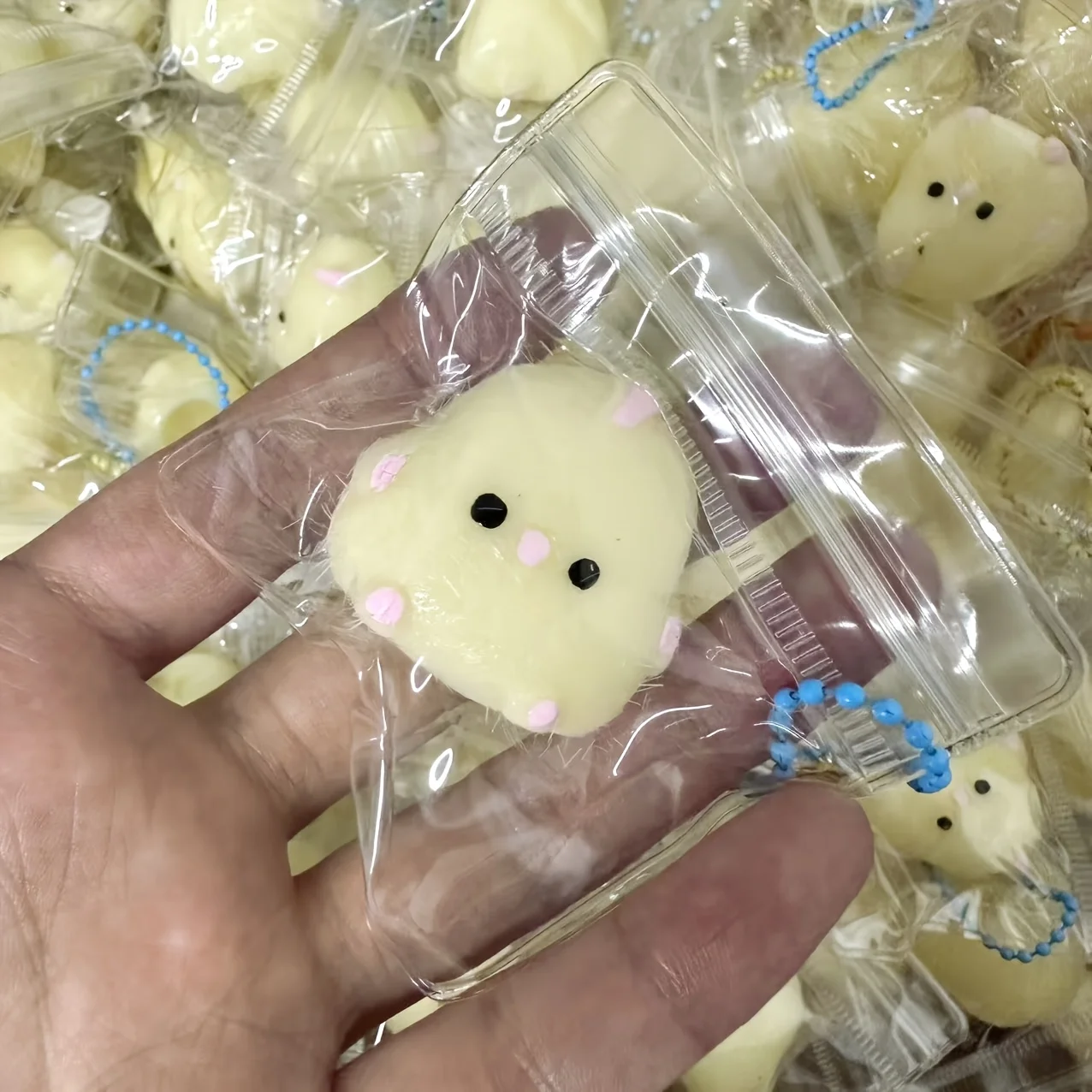 10 pçs bonito pintainho espremer alívio do estresse brinquedo macio mochi brinquedo dos desenhos animados lento rebote descompressão brinquedos mole para presentes do miúdo adulto