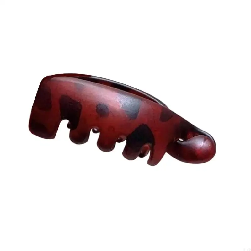 M6CD Women Animal Muster Klauen Clip Bananen Haarclip Hochsteckfrisur Haarhalter für tägliche Verschleiß