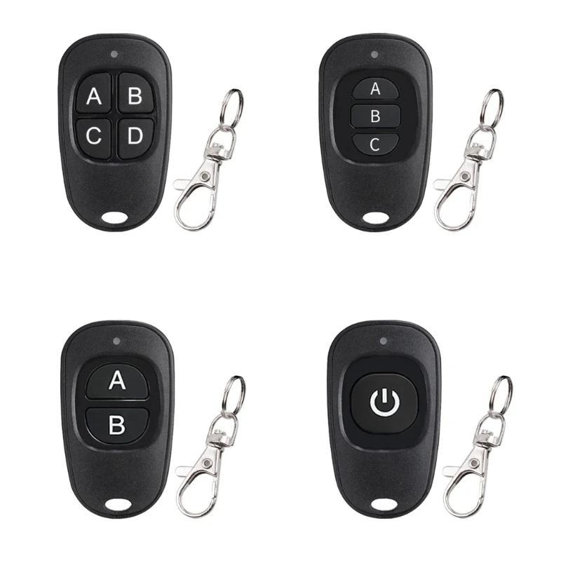 Intelligent Learning Remote Keychain 1-4Keys Buttons Garage Door Opener