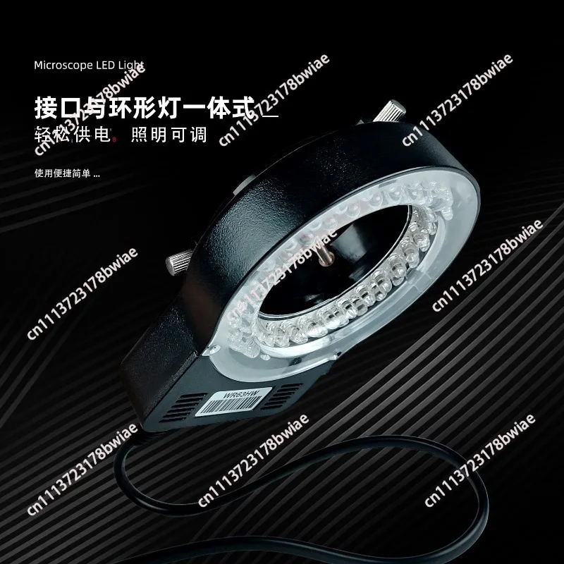 For Microscope LED Ring Light Illuminator  Light Source Excellent Circle Light Camera Source EU US Plug