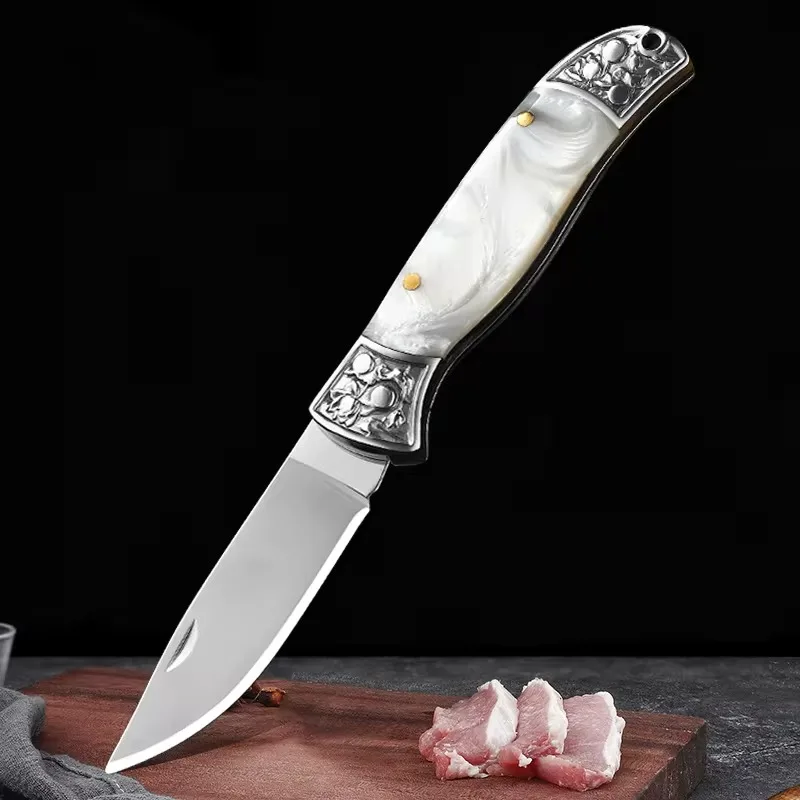 Coltello per disossare pieghevole in acciaio inossidabile mannaia per carne coltello per affettare frutta forgiato a mano coltelli da cucina da