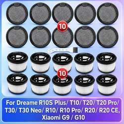 Fit For Dreame R10S Plus / T10 / T20 / T20 Pro / T30/ T30 Neo/ R10/ R10 Pro/ R20/ R20 CE, Xiaomi G9 / G10 Parts Pre Post Filter