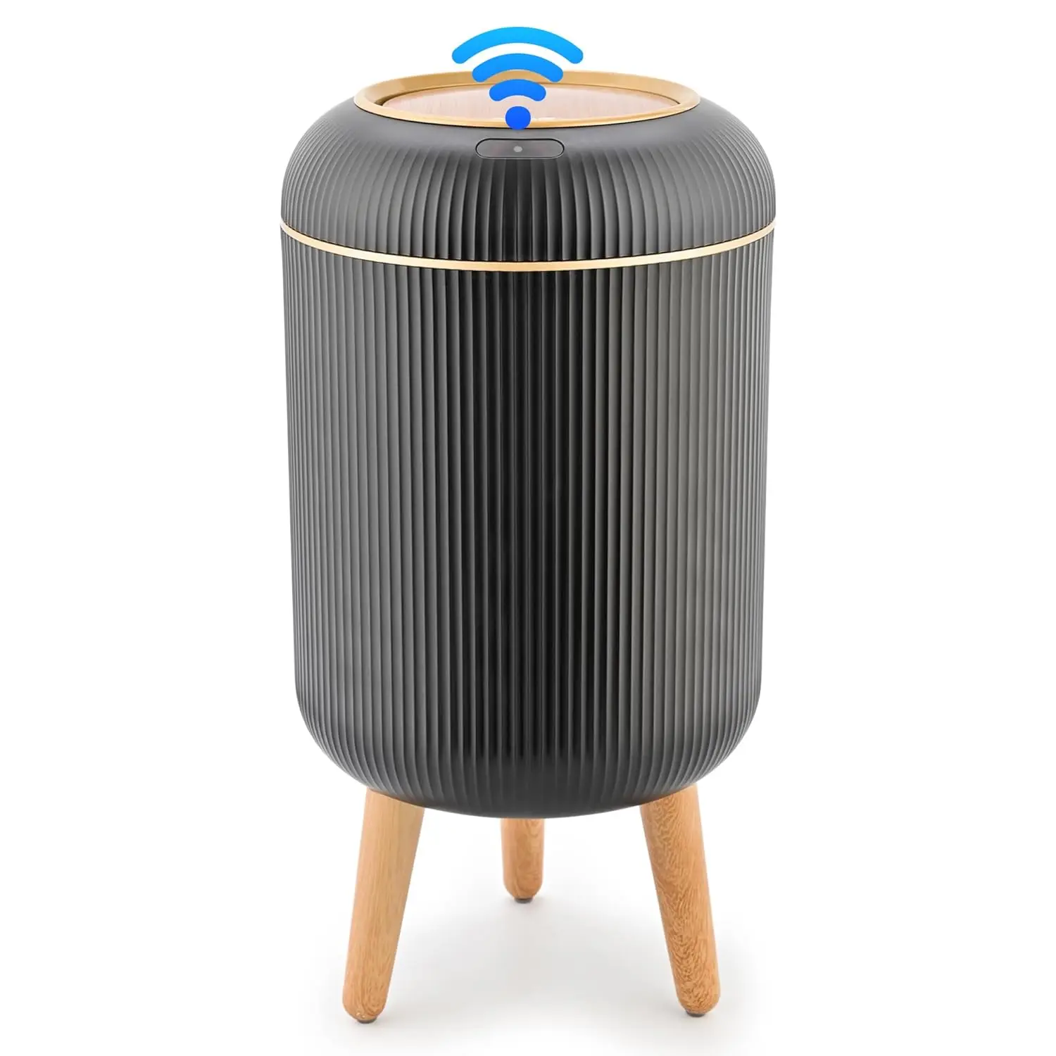 

Pukomc Smart Sensor Wastebasket, Convenient and Hygienic Easy to Use, Technology Sensor Waterproof Wastebasket Plastic Trash can