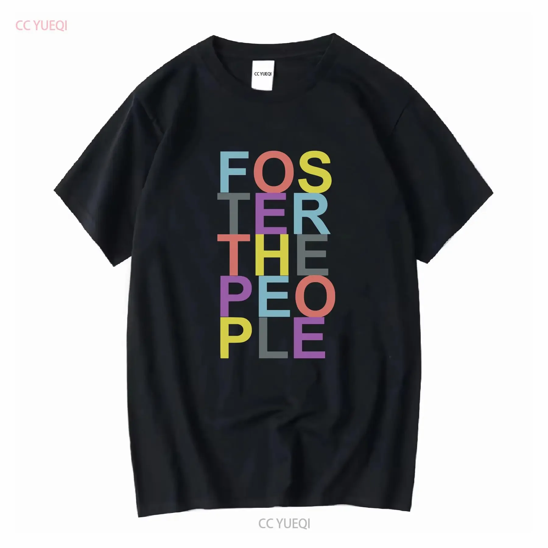 Foster the people T Shirt  All Sizes S to 5 XL T01 vintage Washed Top For Everyday Wear Unisex Stretched Comfortable Breathable