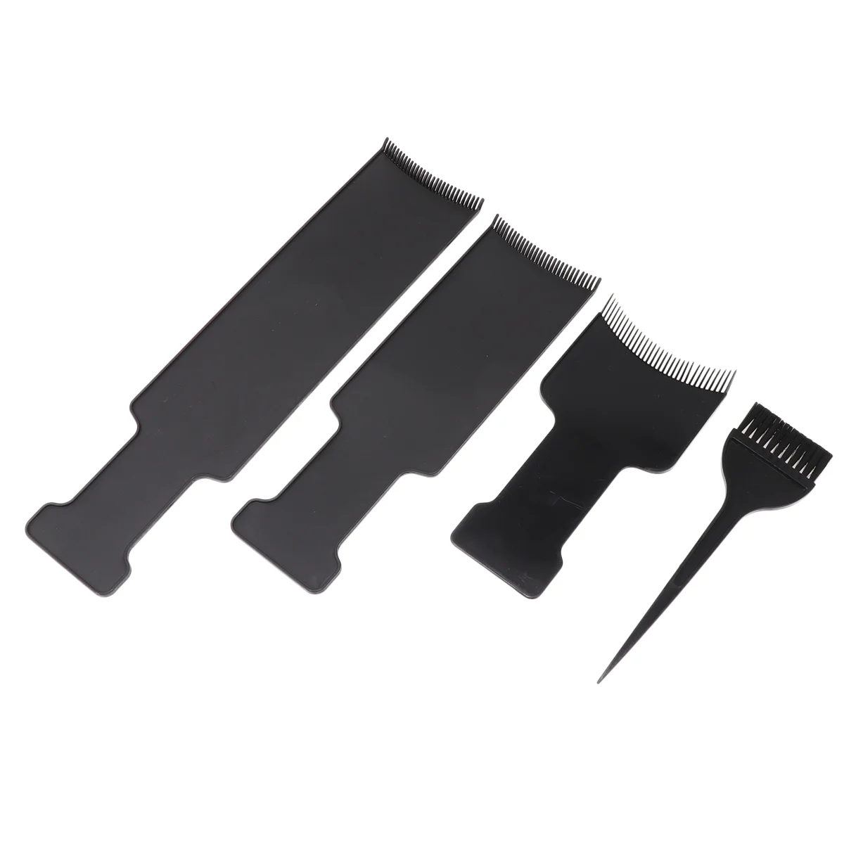 

4 PCS Comb Board Highlighting Spatula Hair Highlights Kit Coloring Highlighter Dye