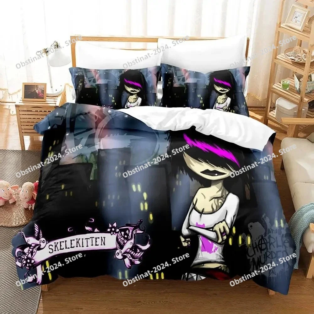 

3d Print Game Charlie Murder Bedding Set Single Twin Full Queen King Size Bed Set Adult Kid Bedroom Duvetcover Sets Home Textile