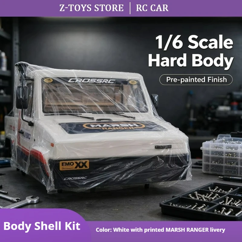 97401824 Crossrc RC Crawler Body Shell Kit, Stegosaurus Marsh Ranger Replacement Body Part, Hobby RC Model Accessories