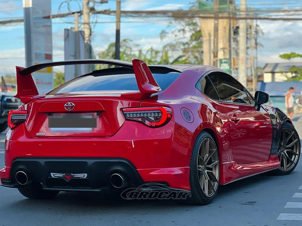 トヨタ 86 ZN6 スバル BRZ サイオン FR-S エアロ トランクスポイラー リヤスポイラー T◯D風 Fits 13-20 Scion FRS/Subaru BRZ/Toyota 86 TRD Style Trunk Spoiler