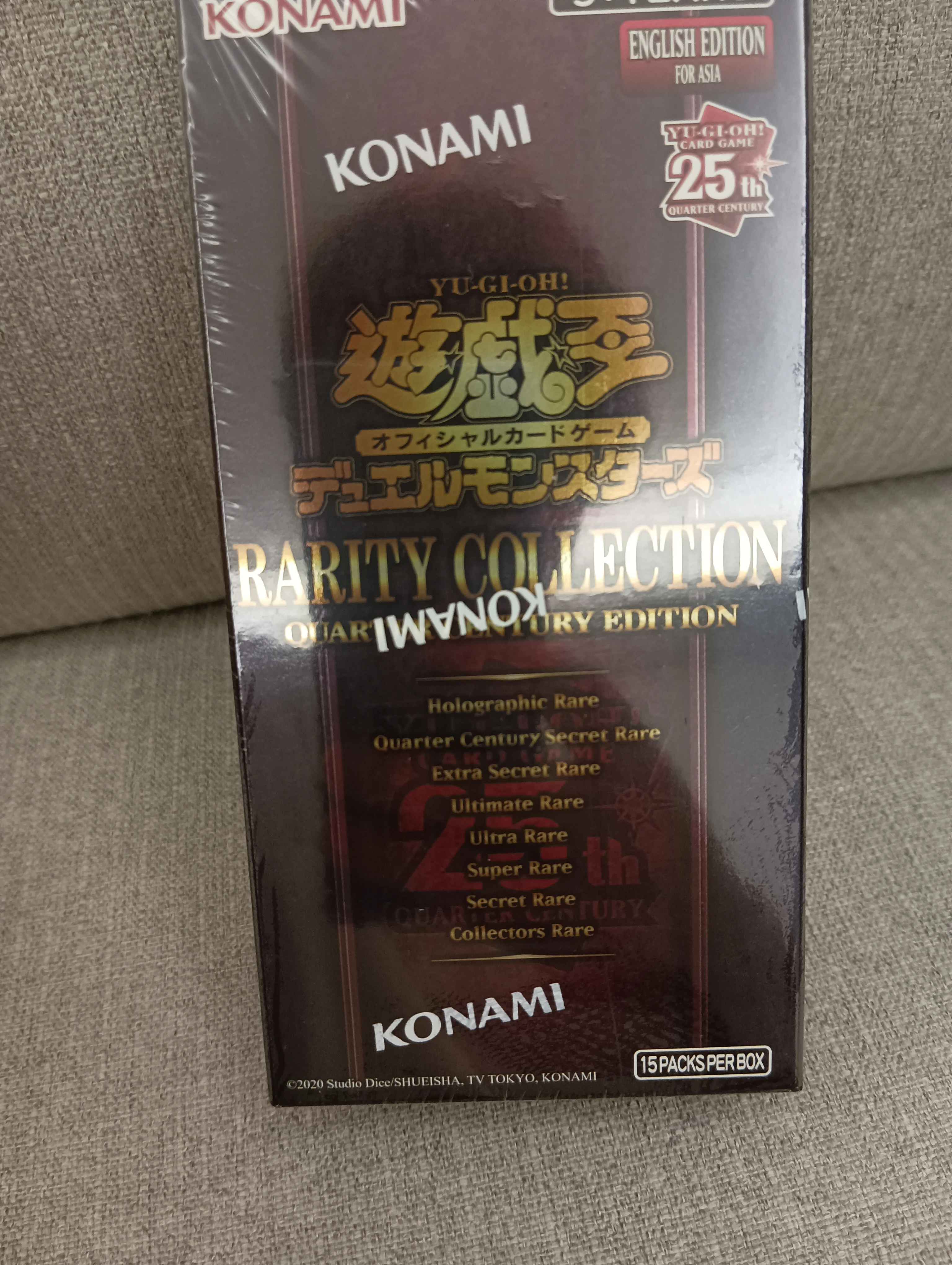 English Original YuGiOh Card Game RC04 25th Rarity Collection Quarter Century Edition Booster BOX English SEALED Yu Gi Oh Board