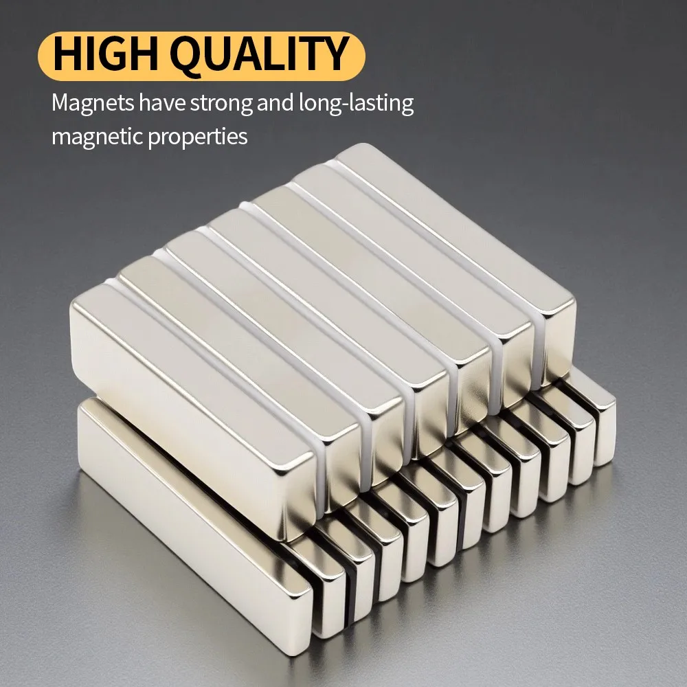 60x10x3 60x10x5 60x20x10mm Super Strong Neodymium Magnet Block Powerful Magnetic NdfeB Permanent Refrigerator Magnet