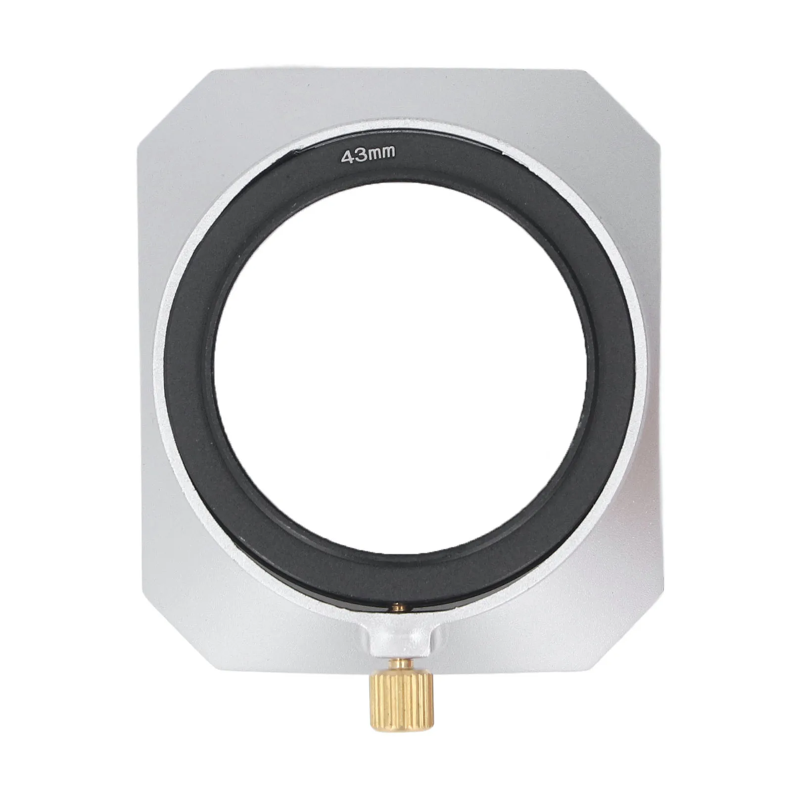 غطاء عدسة مربع من NEWYI ، سبائك الألومنيوم ، غطاء كاميرا ABS ، عدسات بطول بؤري ، 45 من العدسات ، 43 ، 58 ، 25