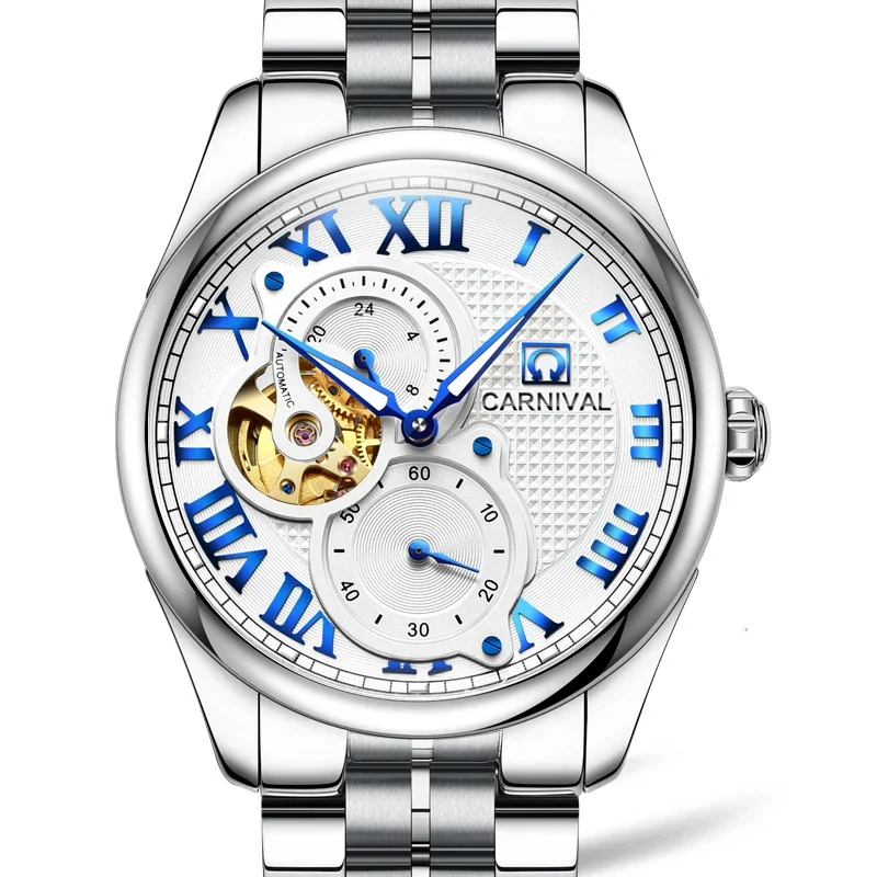 IW Carnival Mechanical Wrist Watches Luxury Accessories For Men Sapphire Mirror Automatic Movement Business Waterproof Watch