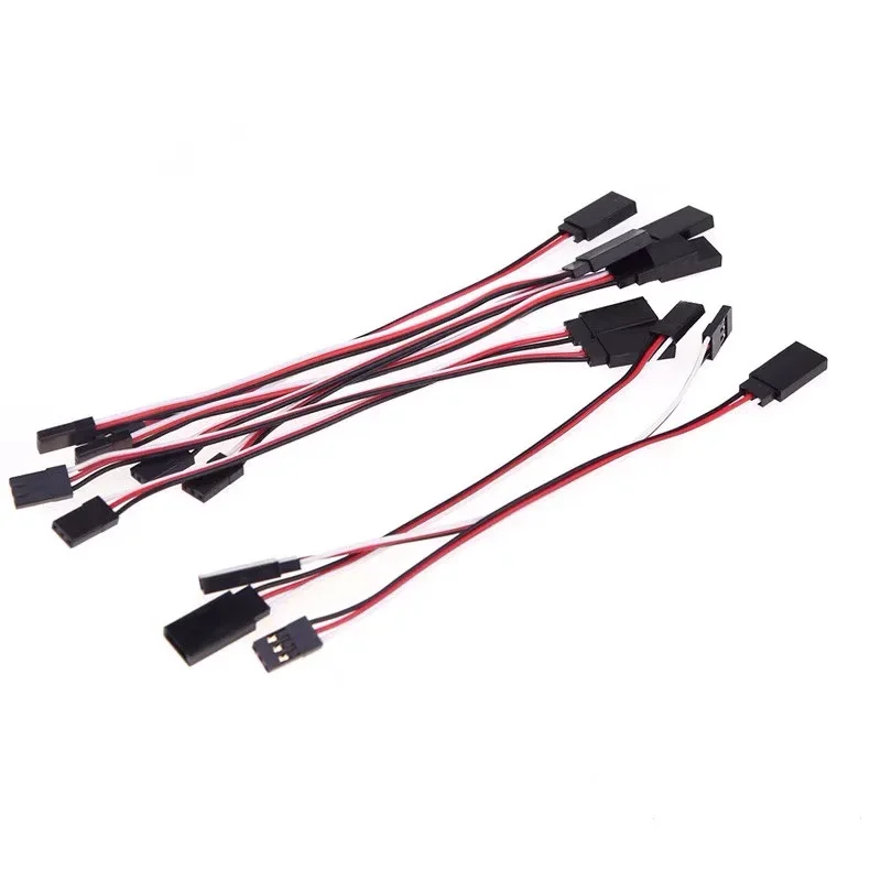 5Pcs 1 to 1 / 1 to 2 / 1 to 3 / 1 to 4 RC Servo Extension Wire Cable Male Female 15/30cm For RC Futaba JR Helicopter Car DIY