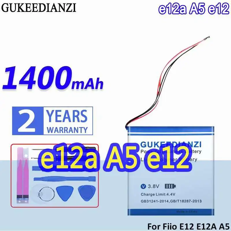 

1400Mah Reliable Power Supply IN - Ear Headphones Battery For Fiio E12 E12A A5 Player