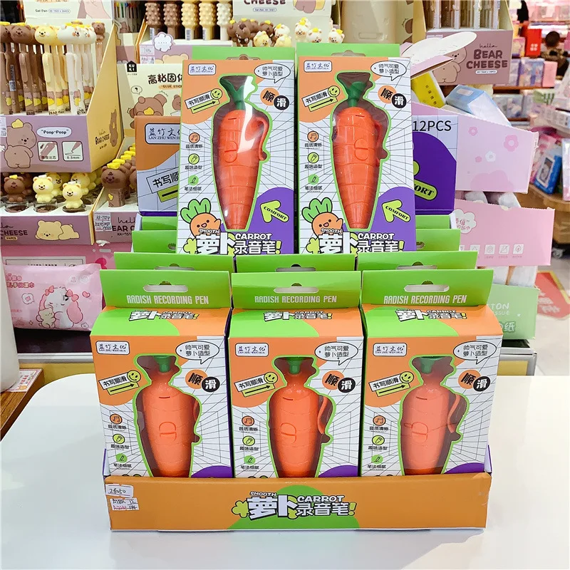 

New Zootopia Fun Dual-Use Styling Pen Surprise Trend Blind Box Cartoon Judy Carrot Recorder Cute Ballpoint Pen Holiday Gift