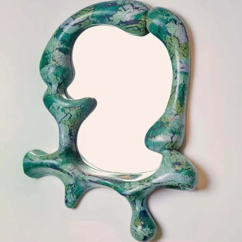 Universal Safe Mirror Irregular Xenomorph Xenomorph Aesthetic Dressing Table Room Decor Mirror Vanity Espelhos Home Products