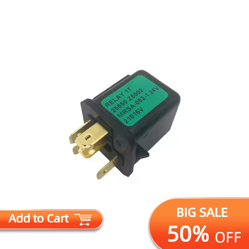 

25550z5002 Excavator Parts Starter Relay 25550-z5002 Regulator 24v Air Conditioner Spare