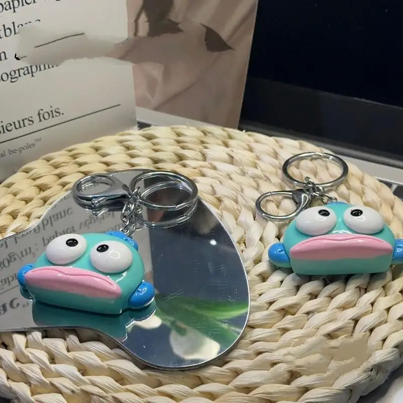 

Hello Kitty Sanrio Cute Cartoon Hangyodon Pendant New Kawaii Anime Keychain Backpack Hanging Decoration Car Key Decoration