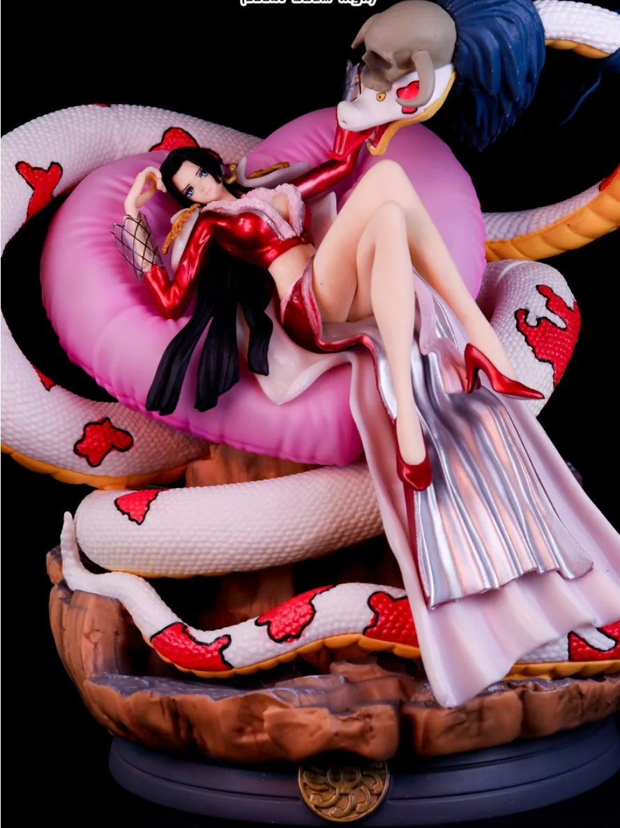30cm One Piece Boa Hancock Super งูสาวสวยอะนิเมะ Handmade Action Figures เดสก์ท็อปเครื่องประดับตกแต่งของขวัญ