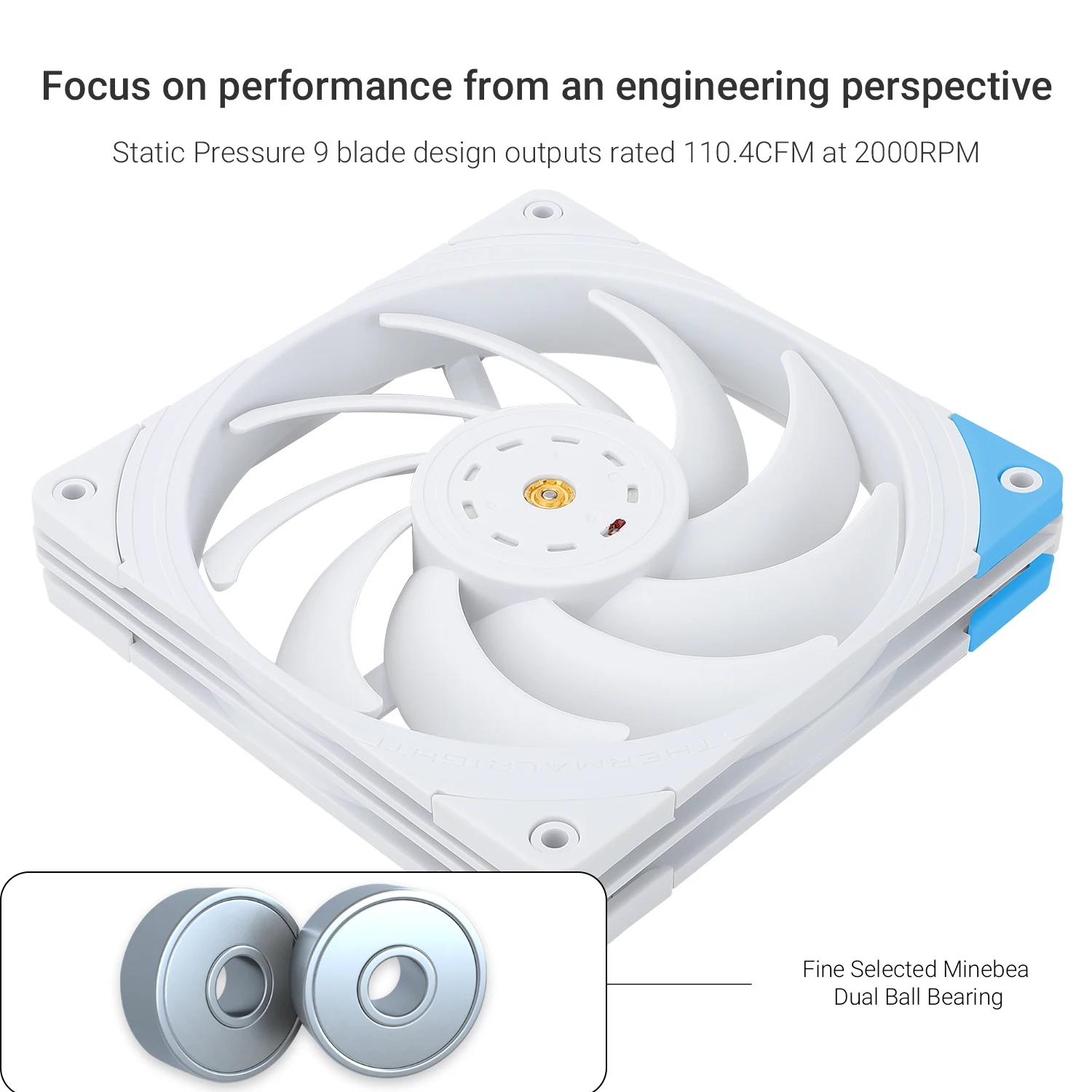 Thermalright 140mm Case Fan TL-B14/14W/B14W EXTREM CPU Cooling Fan 140mm High Performance Fan Staic Pressure Optimize Fan