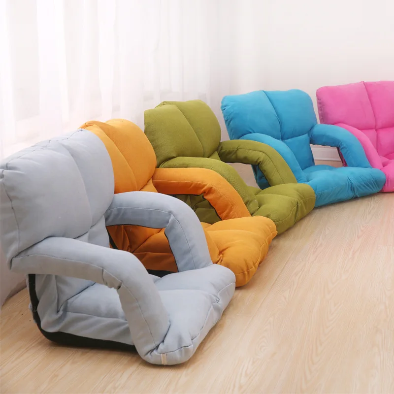 Home Living Room Foldable Lazy Sofa Modern Minimalist Sofa Chair Balcony Chair Armrest Sofa Living Room Furniture FULLLOVE 2023