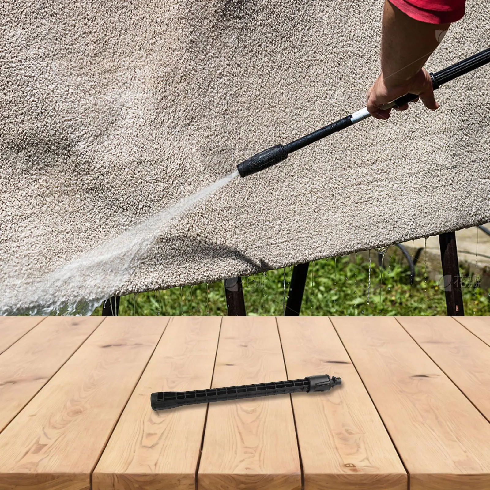

44.5*2CM K2-K7 Lance Efficient Cleaning Tool Pressure Washer Pressure Washer Accessory Efficient Cleaning Sturdy Material