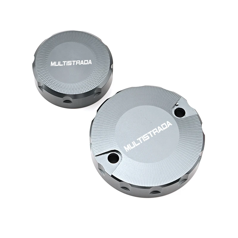 Multistrada Accessories CNC Front Brake Reservoir Fluid Tank Cover For Ducati Multistrada 950 1100 1200 1260 1200S 1260S V2 V4