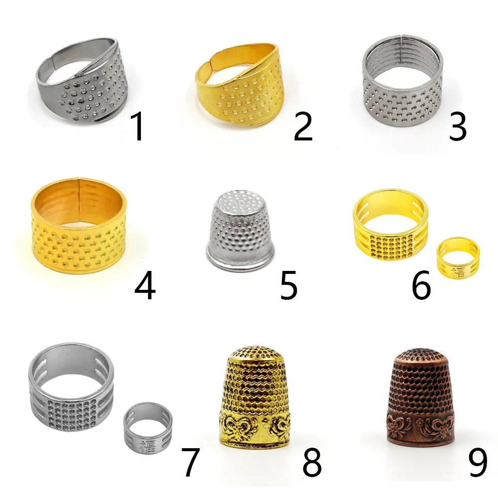 Sewing Tools Finger Protectors Durable Adjustable Hand Sewing Sewing Accessories Protector Fingertip Adjustable Thimble