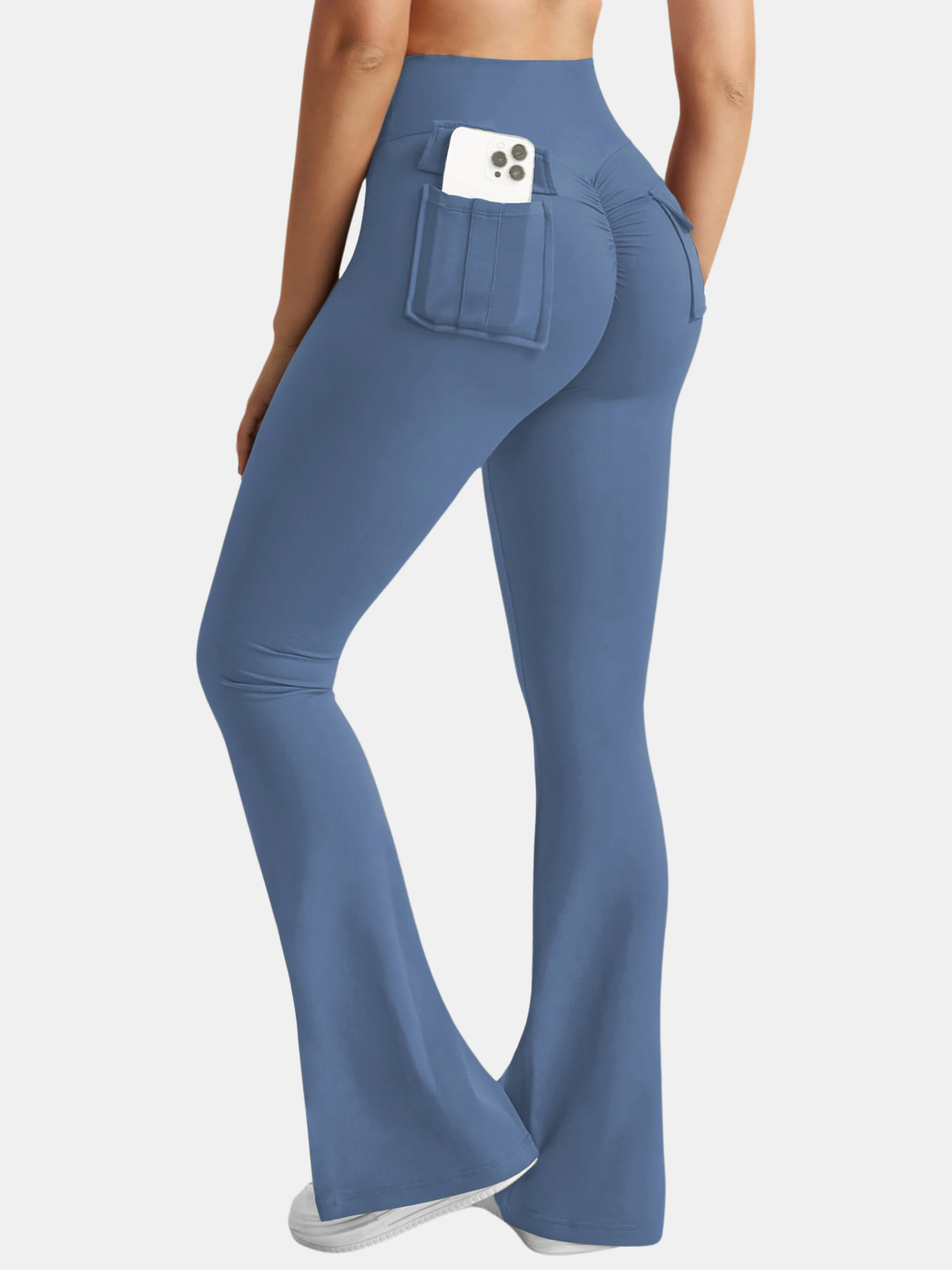 Summer Sportswear Woman Gym Impact Flared Leggings Scrunch Butt Lifting Stretchy Yoga Pants Pilates Fitness Clothing for Women