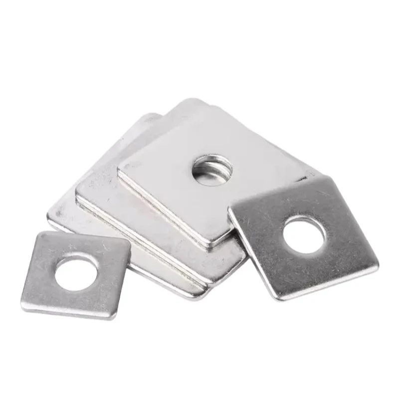 SL M3-M20 stainless steel 304 A2 Square Washers Flat Gasket Pad Plate Curtain Wall with Pad DIN436 Large size 1/2/5/10/20/50PCS
