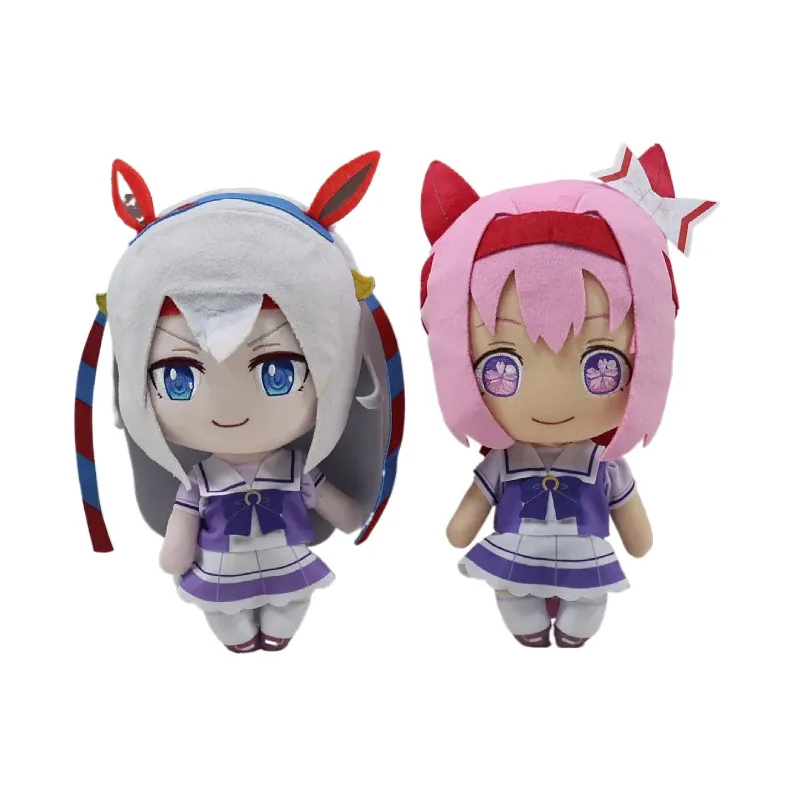Auf Lager Neue 28 cm Kawaii Uma Musume Pretty Derby Plüsch Puppe Spielzeug Niedlichen Cartoon Weiche Plüsch Puppen Spiel Peripherie Für kind Geschenk