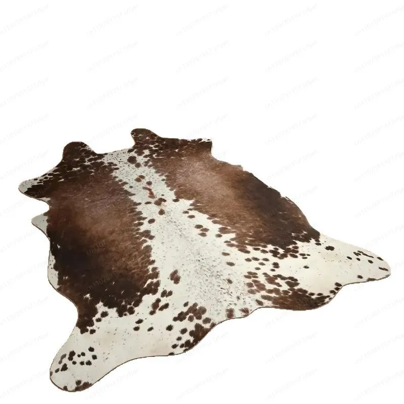 Amazon Hot Sale Faux Cowhide Rug Washable Stain Resistant for Living Room Bedroom Home Decor Carpet