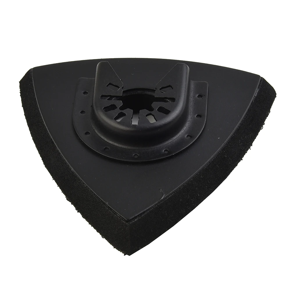 Can Reach Tight Corners Multifuction Oscillating Tools Sanding Pad Oscillating Tools Triangular 1pc 80mm/90mm/93mm Black