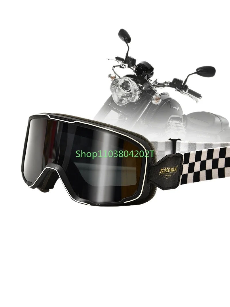 

Color Changing Glasses Retro Helmet Half Helmet off-Road Locomotive against Wind and Sand Anti-Fog Dust Riding Goggles