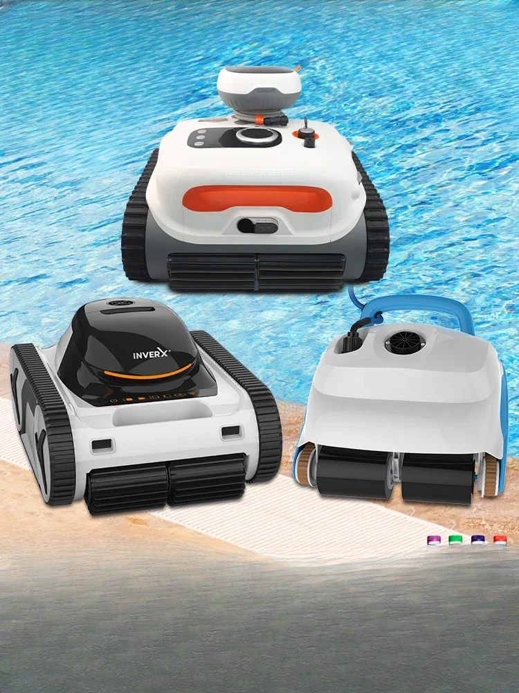 

Swimming pool sewage suction machine Automatic water turtle wireless underwater cleaning robot Pool bottom cleaning Vacuum