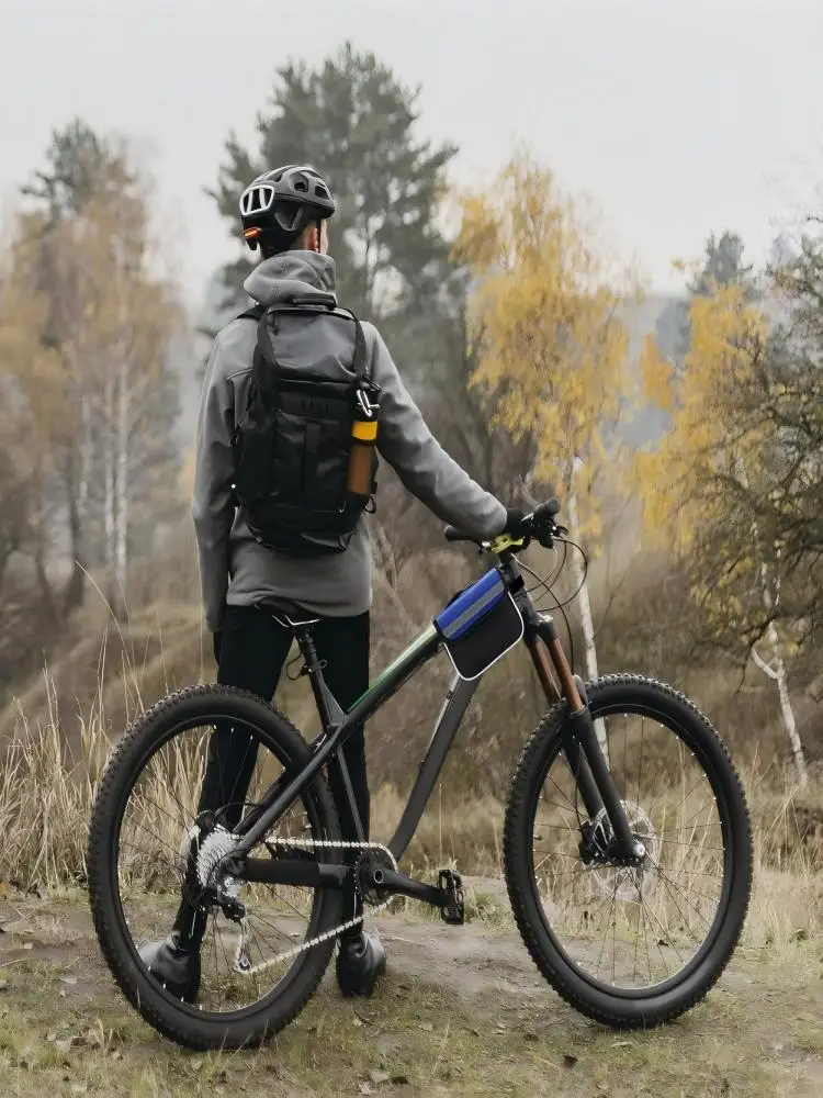 AliExpress Bike Front Frame Bag Top Tube Bike/Bicycle Bag Waterproof Cycling Accessories Bike Pouch Saddle Bag for Mountain Bikes