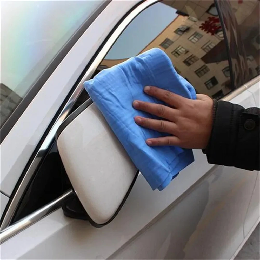 PVA Cleaning Cloth Chamois Car Wash Towel 16.93inch*12.6inch Brand New Condition Easy To Wash And Dry Light And Portable