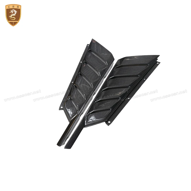 For Lamborghini Huracan LP610 OEM Style Car Rear Engine Bonnet Scoop Hood  Air Intake Flow Vent Cover Exterior Accessories