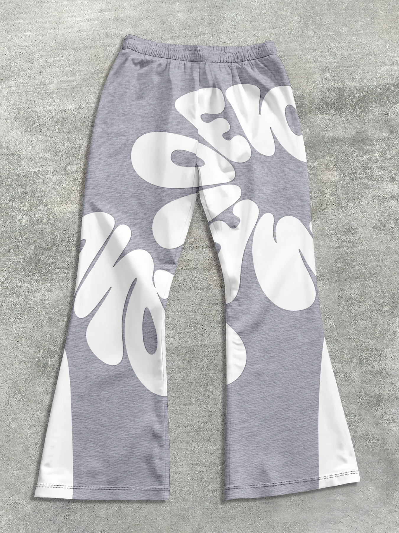 Y2k Flared Pants Men Loose 3D Print Trousers Casual Sweatpants Mid Waist Sporty Female Clothes Streetwear Hip Hop Vintage Pants - view 2