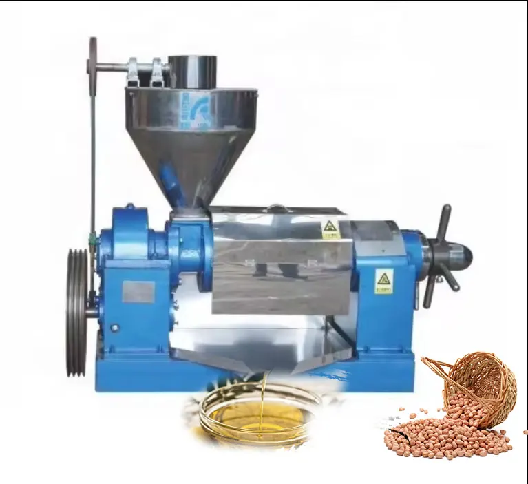 7.5-11kw Stainless Steel Electric Screw Cold Oil Extraction Sesame Oil Pressers Cotton Seeds Oil Pressing Machine