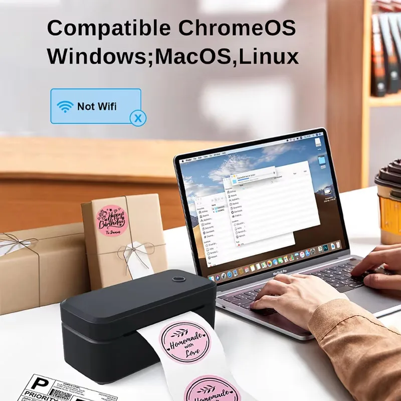 데스크탑 프린터 X4 휴대용 열전 사 프린터 Bluetooth 20-80mm 라벨 전사 용지 사무실 홈용 무 잉크 라벨 프린터 NEW