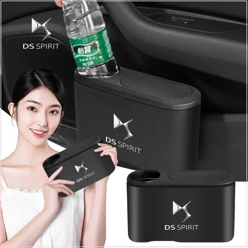 Car Trash Bin Car Suspension Press-type Trash Can Umbrella Organizer for Citroen DS DS4 DS4S DS5 SPIRIT DS 5LS DS6 Car Stickers