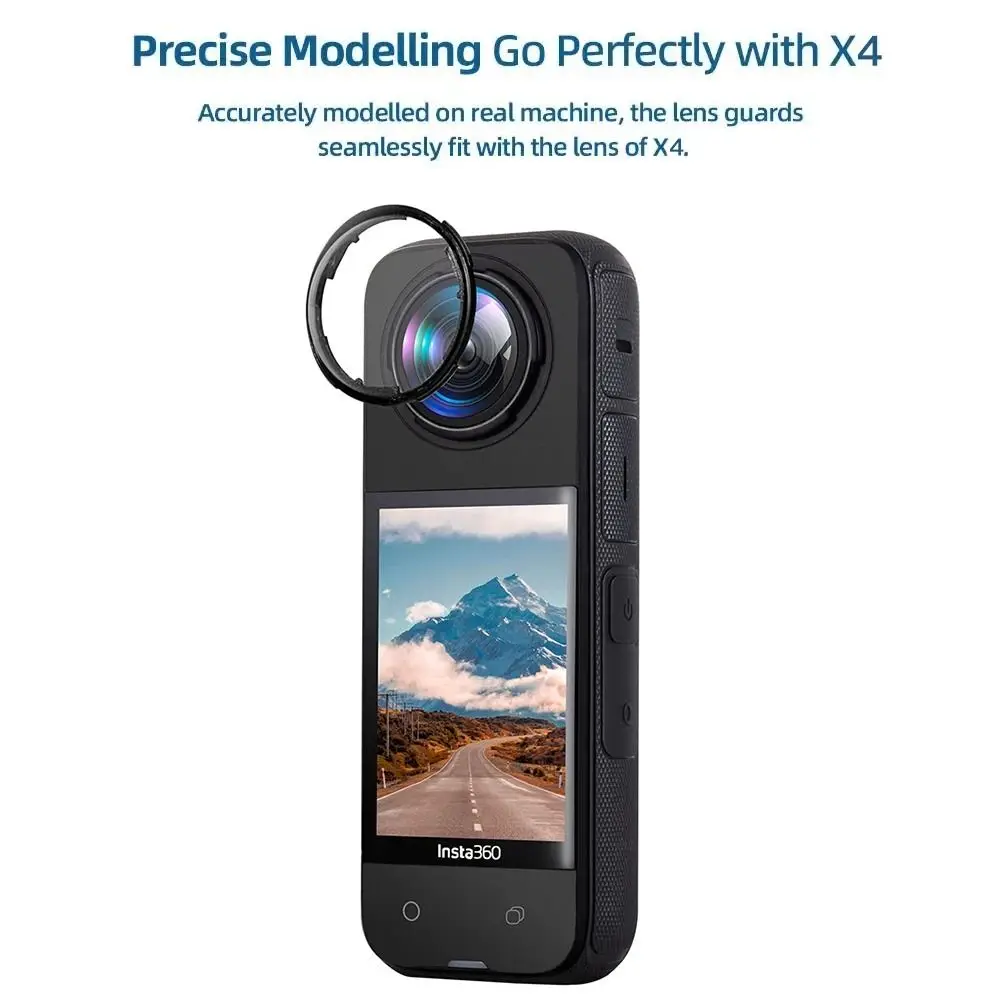 New Rotating Lens Guard Anti-Scratch Panoramic Lens Protector Cap Camera Cover Protective Lens Guards for Insta360 X4