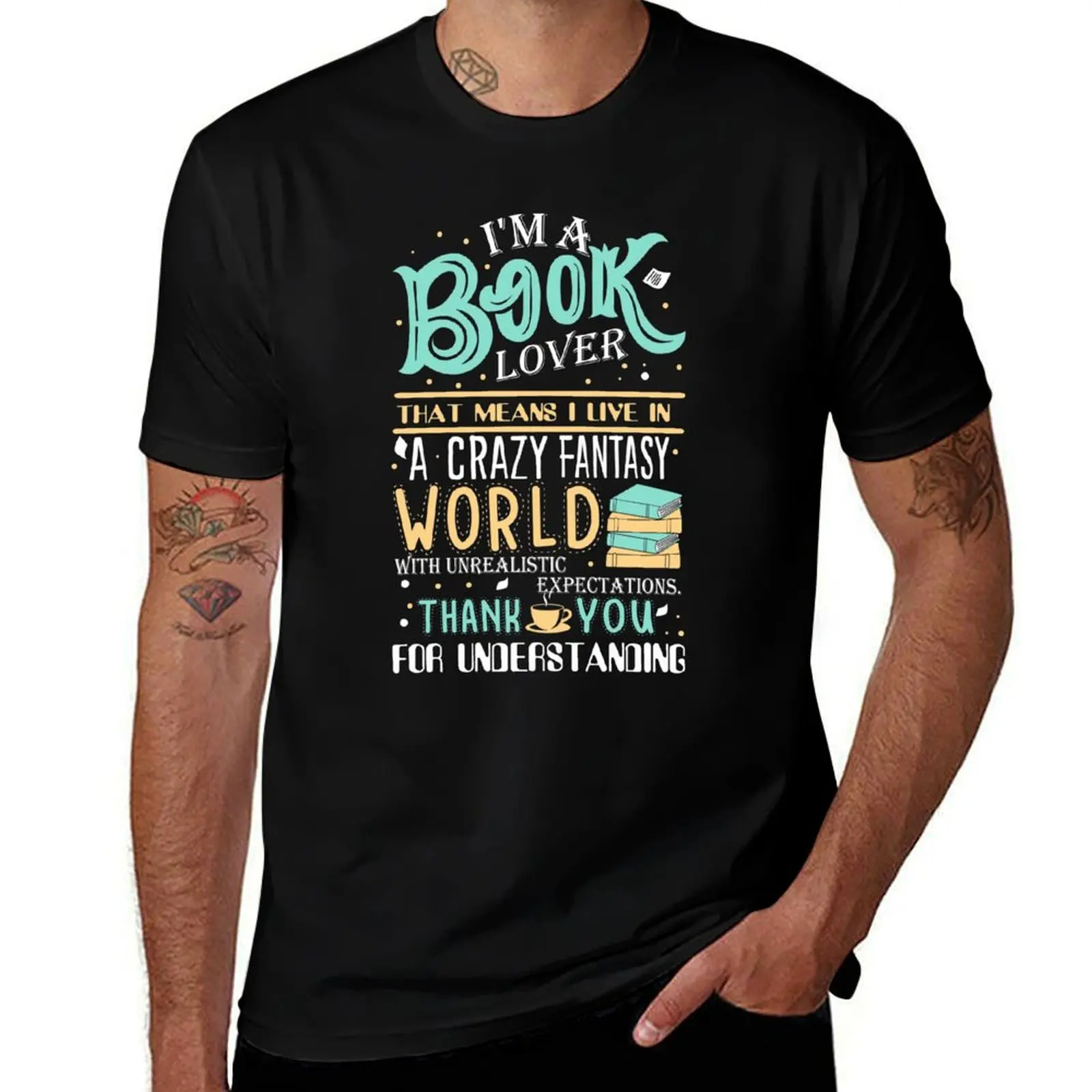 Book Lover T-Shirt Trendy Casual Short Sleeve Shirt