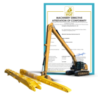 HUITONG Factory Komatsu PC210 Caterpillar CAT320Brand New 18m Long Reach Extended Arm and Boom for Backhoe Excavators.