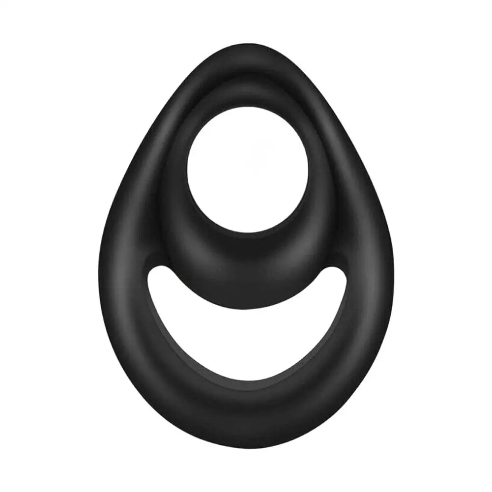New Double Ring Penis Cock Ring For Men Delay Ejaculation Enlargement Extender Medical Exerciser Sex Toy Adult Couple Products