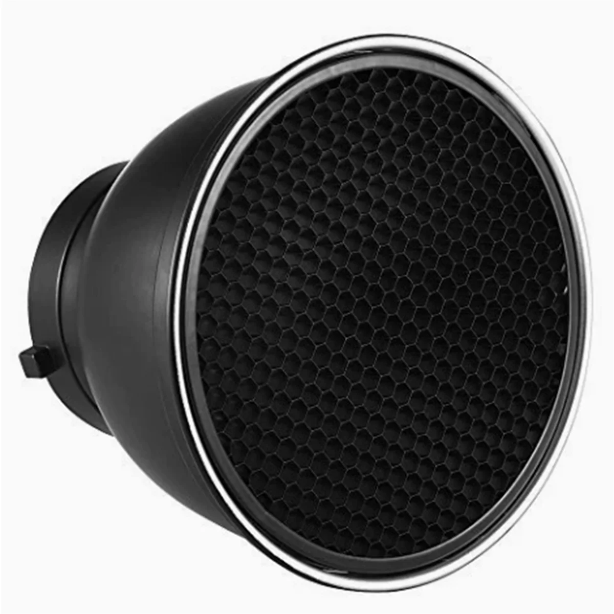 ABJZ 7In طبق غطاء مصباح ناشر عاكس قياسي 60 °   شبكة قرص العسل لـ Bowens Mount Studio Strobe Flash Light Speedlite