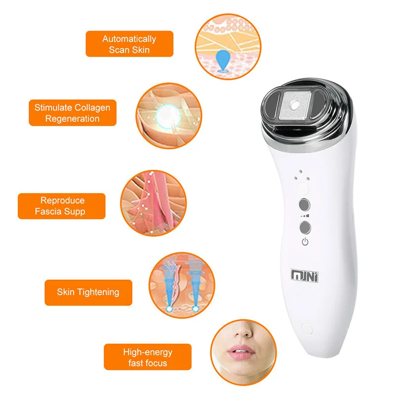 

Facial Lifting Anti-Wrinkle Sculpting Tool, Beauty Machine Wireless Mini Ultrasound Device for Skin Tightening Firming Massager