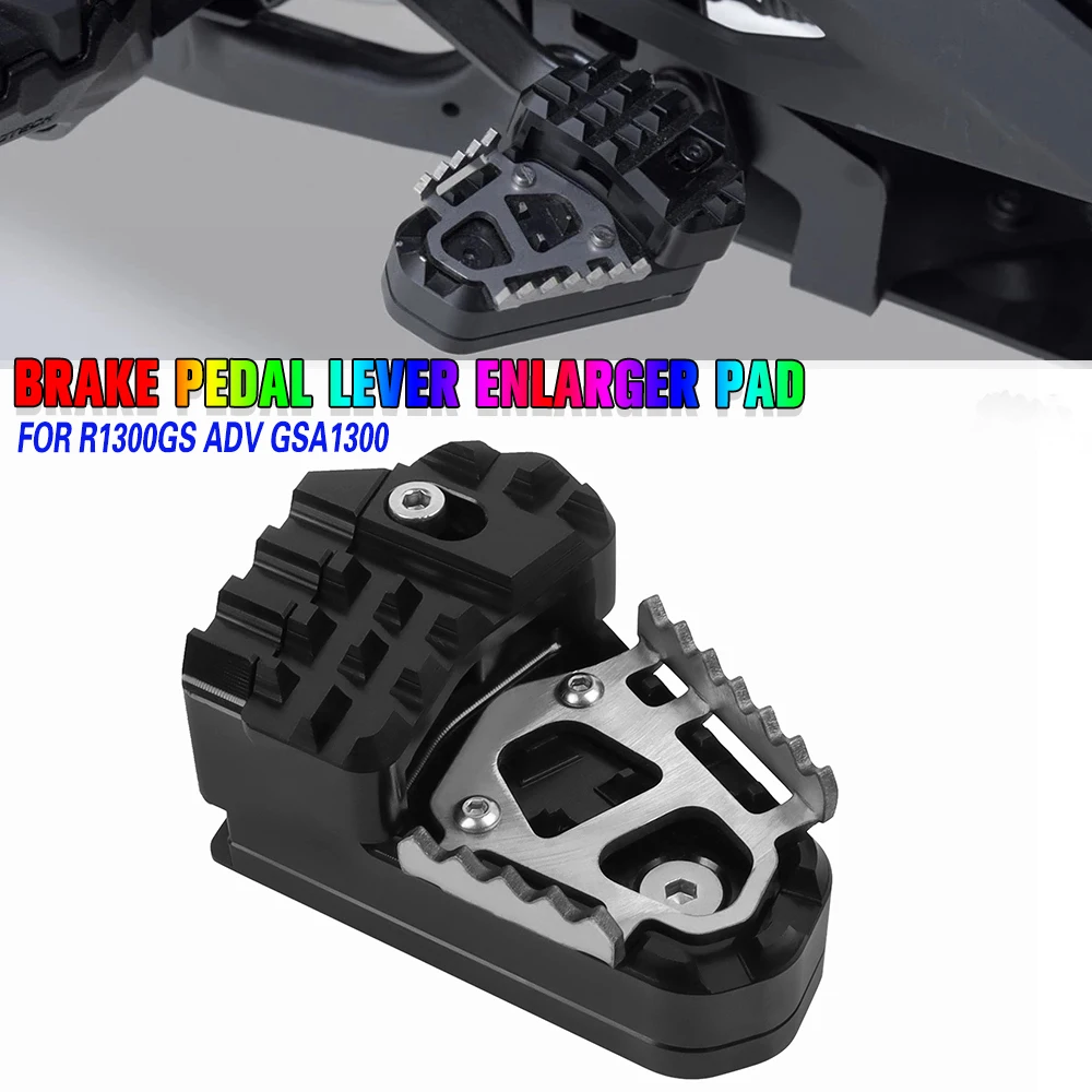 

GSA1300 Brake Pedal Lever Extender Enlarger Pad For BMW R1300GS ADV R 1300 GS Adventure 2023-2025 Foot Stand Brake Extension Pad