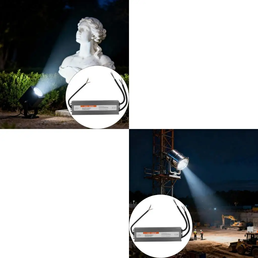 

Tall Efficiency 24V 400W Power Alterer Highlighting Aluminum Housing Overburden Security And Wide Potential Input AC170 250V